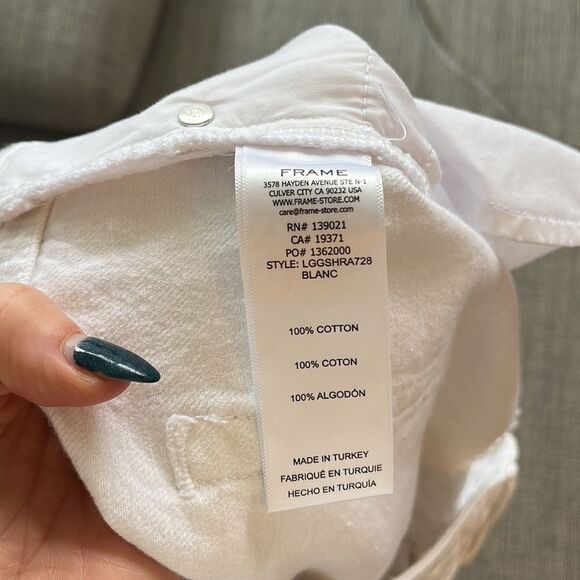 Frame Denim Jean Shorts Womens Size 32 Le Grand Garçon‎ - Picture 9 of 9